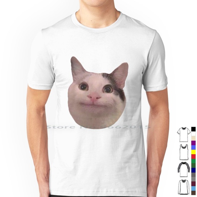 Beluga Cat T Shirt 100% Cotton Beluga Cat Pfp Beluga Cat Picture